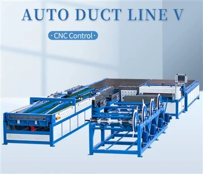 Máy ống gió điều hòa không khí HVAC Máy làm ống gió tròn và ống gió vuông