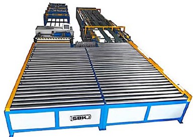 Máy sản xuất ống gió vuông